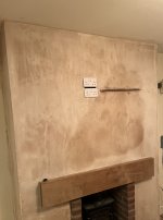 Plaster isn’t drying on chimney breasts some advice please