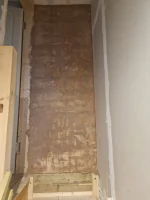 Plastering over fresh plaster