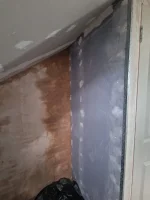 Plastering over fresh plaster