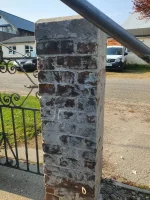 Rendering on painted brickwork