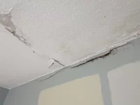 Advice for repair prior to roll-on plastering