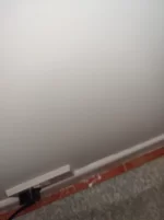 Direct skim over artex ceiling and bedroom walls - acceptable quality standards?
