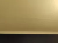 Direct skim over artex ceiling and bedroom walls - acceptable quality standards?