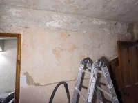 Plastering a Victorian home