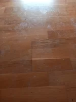 Help re removing residue from floor