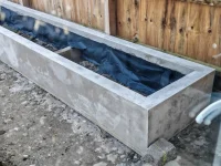 Rendered garden wall