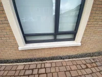 Silicone render damp after rain