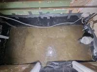Small but awkward concrete pour