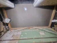 Small but awkward concrete pour