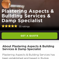 Plastering aspects